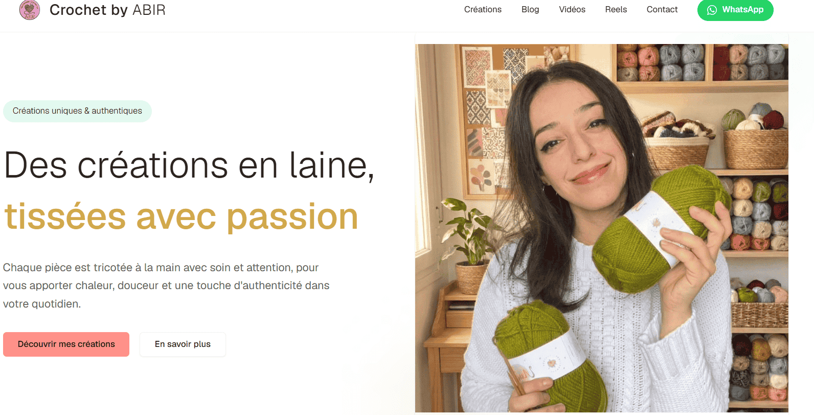 Site web de Crochet by abir